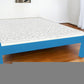 Caribbean Blue Solid Wood Full Bed Frame