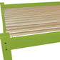 Lime Green Solid Wood Full Bed Frame