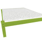Lime Green Solid Wood Full Bed Frame