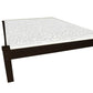 Dark Brown Solid Wood Full Bed Frame