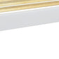 White Solid Wood Full Bed Frame