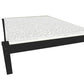 Black Solid Wood Queen Bed Frame