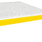Canary Yellow Solid Wood Queen Bed Frame