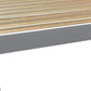 Gray Solid Wood Queen Bed Frame