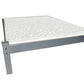 Gray Solid Wood Queen Bed Frame
