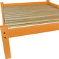 Yellow Solid Wood Queen Bed Frame