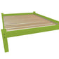 Lime Green Solid Wood Queen Bed Frame