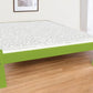 Lime Green Solid Wood Queen Bed Frame