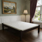 Dark Brown Solid Wood Queen Bed Frame