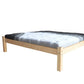 Natural Solid Wood Queen Bed Frame