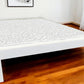 White Solid Wood Queen Bed Frame