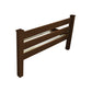 Brown Solid Wood Twin Bed Frame