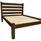 Coffee Solid Wood Twin Bed Frame