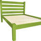 Lime Green Solid Wood Twin Bed Frame