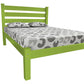 Lime Green Solid Wood Twin Bed Frame