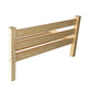 Natural Solid Wood Twin Bed Frame