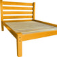 Yellow Solid Wood Full Bed Frame