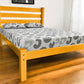 Yellow Solid Wood Full Bed Frame