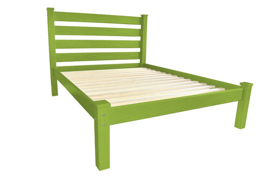 Lime Green Solid Wood Full Bed Frame