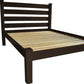 Dark Brown Solid Wood Full Bed Frame