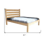 Natural Solid Wood Full Bed Frame