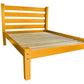 Yellow Solid Wood Queen Bed Frame