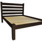 Brown Solid Wood Queen Bed Frame