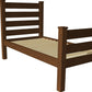 Brown Solid Wood Twin Bed Frame