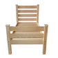 Natural Solid Wood Twin Bed Frame