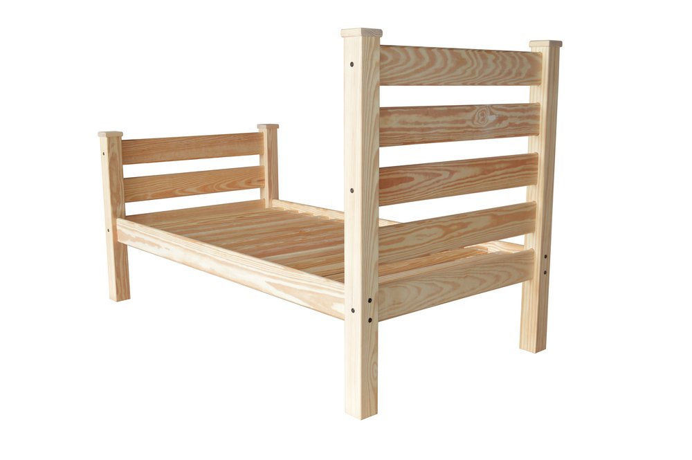 Natural Solid Wood Twin Bed Frame
