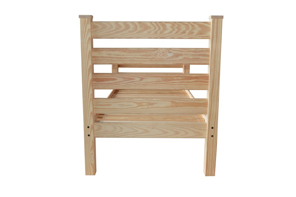 Natural Solid Wood Twin Bed Frame