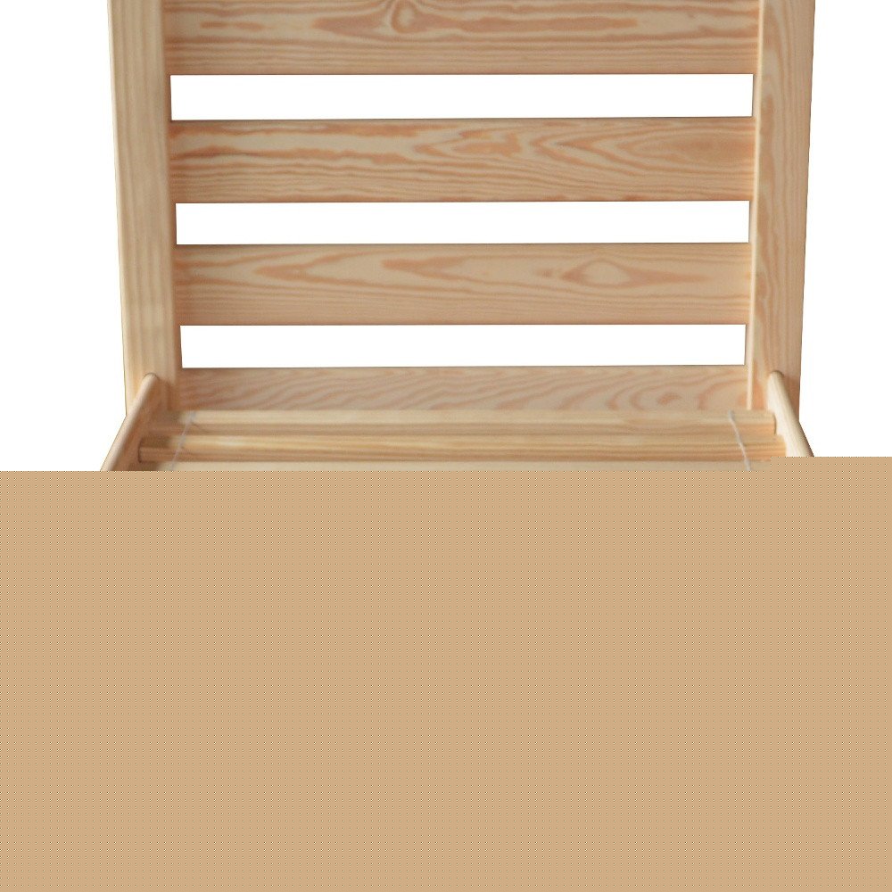 Natural Solid Wood Twin Bed Frame