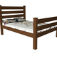 Brown Solid Wood Full Bed Frame