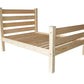 Natural Solid Wood Full Bed Frame