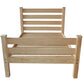 Natural Solid Wood Full Bed Frame
