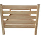 Natural Solid Wood Full Bed Frame