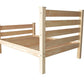 Natural Solid Wood Full Bed Frame
