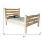 Natural Solid Wood Full Bed Frame