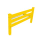 Yellow Solid Wood Queen Bed Frame