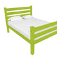 Lime Green Solid Wood Queen Bed Frame