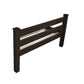 Brown Solid Wood Queen Bed Frame
