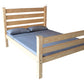 Natural Solid Wood Queen Bed Frame