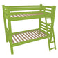Green Twin Solid Wood Bunk Bed