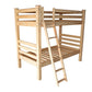 Natural Twin Over Twin Solid Wood Bunk Bed