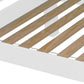 White Twin Traditional Solid Wood Bunk Bed