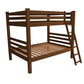 Red Full Over Full Solid Wood Bunk Bed