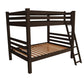 Brown Full Over Full Solid Wood Bunk Bed
