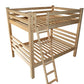 Natural Full Over Full Solid Wood Bunk Bed