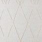 Ivory Geometric Twin Cotton Coverlet With Fringe