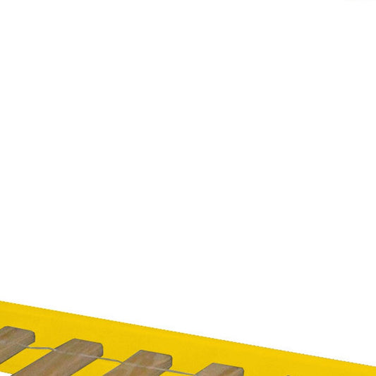 Yellow Queen Solid Wood Bunk Bed